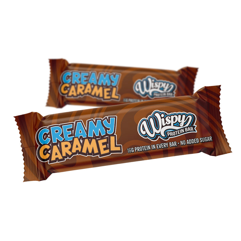 Wispy Protein Bar - Creamy Caramel (55g) - OBS! BEDST FØR 8/5-24