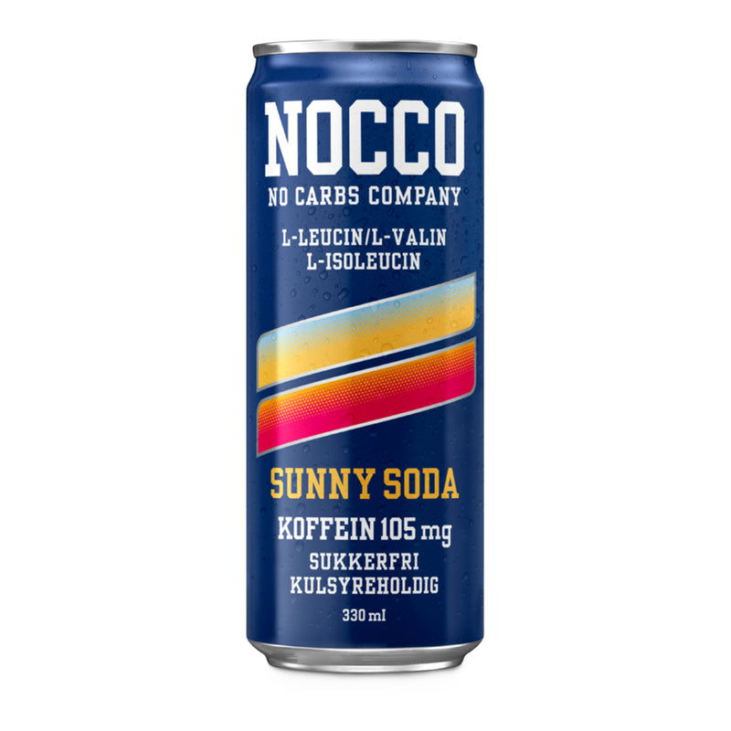 NOCCO (330ml) - Sunny Soda Limited Edition - OBS! BEDST FØR 28/5-24