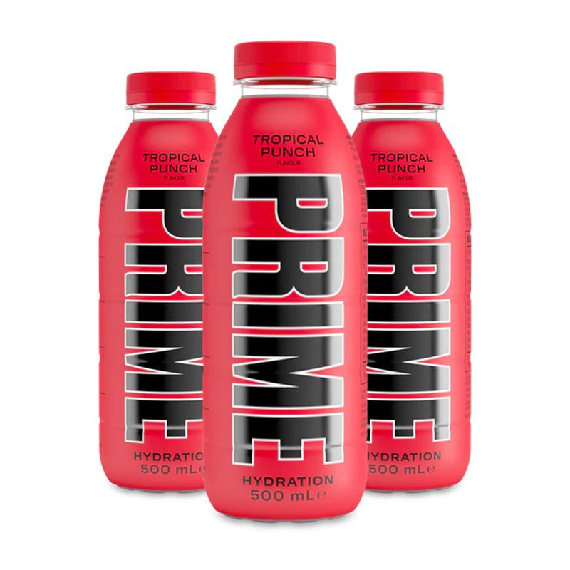 Prime Hydration Drink - Tropical Punch (12x 500ml) - OBS! BEDST FØR 31/7-24