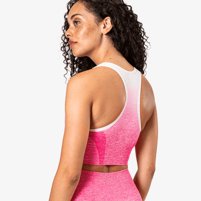 ICANIWILL Ombre Seamless Sports Bra Perfection Pink