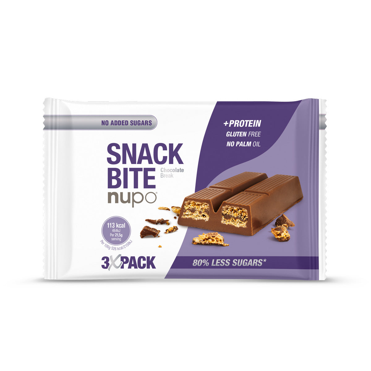 slå op backup bud Nupo Snack Bite (65g) - Chocolate Break » Køb her!