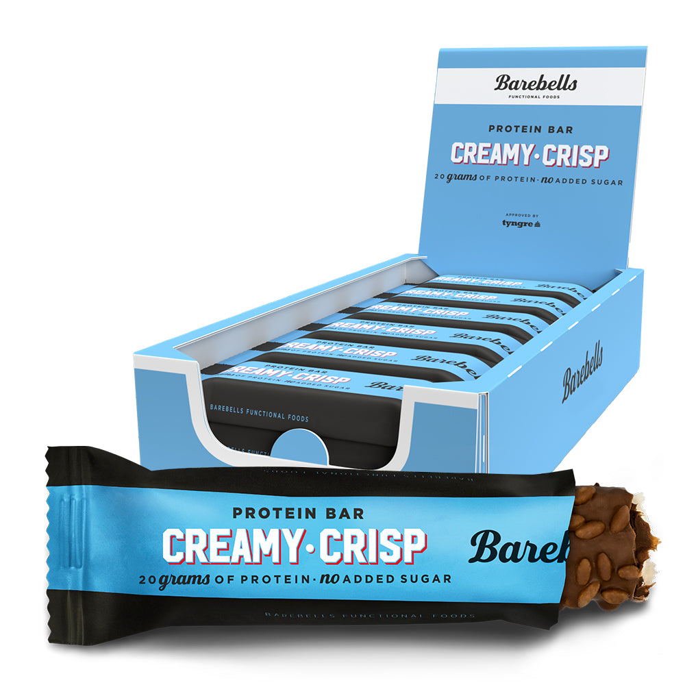 Barebell Protein Bar Creamy Crisp (12x55g) Køb her!