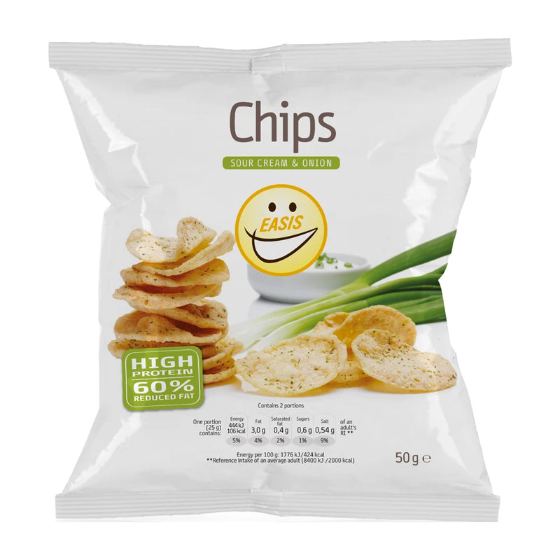 EASIS Chips (50g) - Sour Cream & Onion