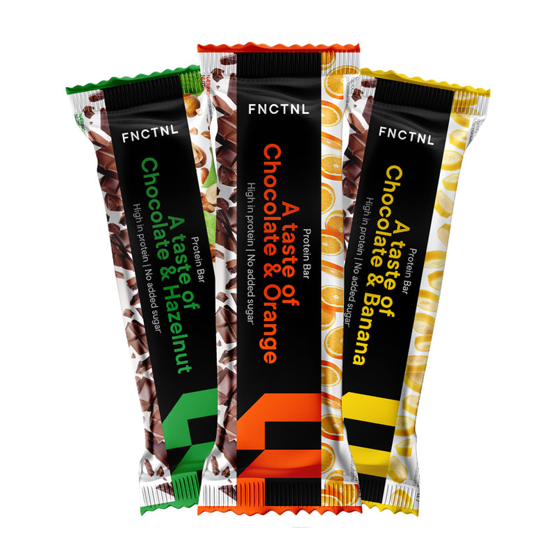 Functional Nutrition Protein Bar - Bland Selv (12x 55g)
