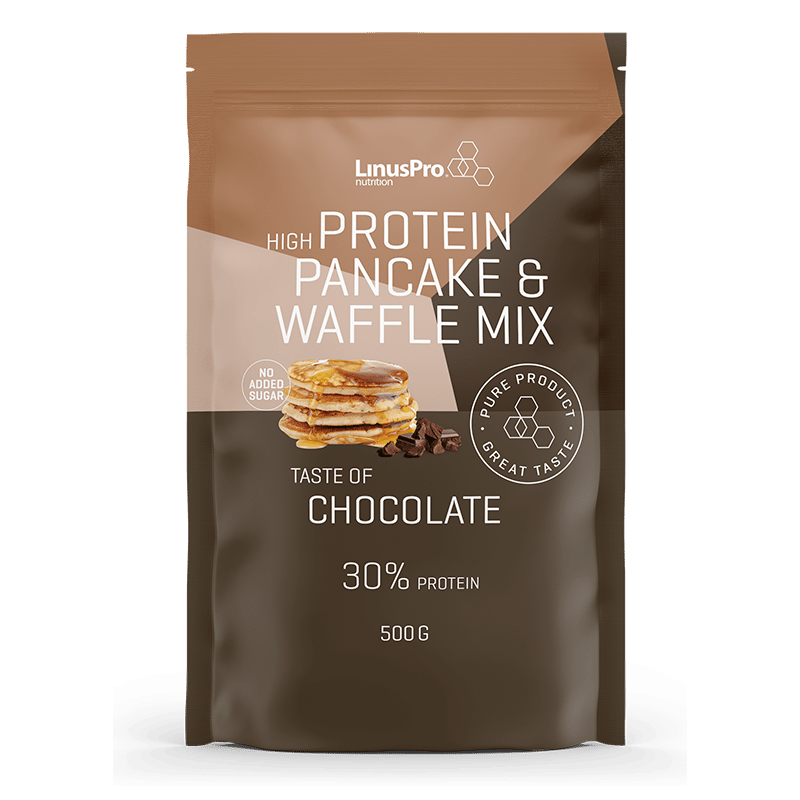 LinusPro Protein Pancake & Waffle Mix Chocolate (500g)