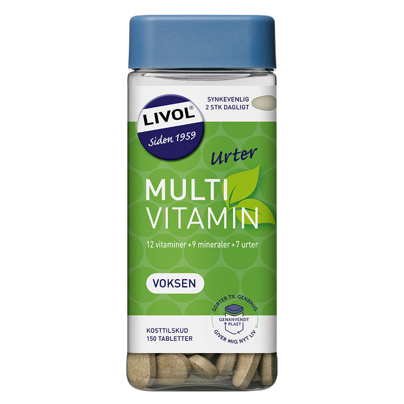 Livol Multivitamin med urter (150 stk)