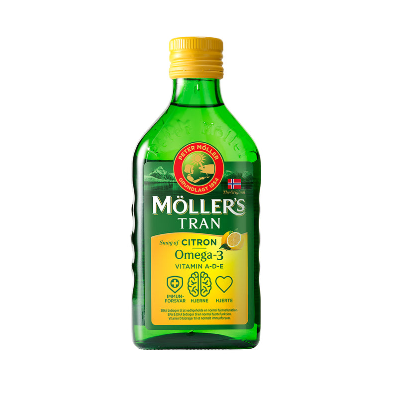 Møllers Tran Flydende Omega-3 Citron (250 ml)