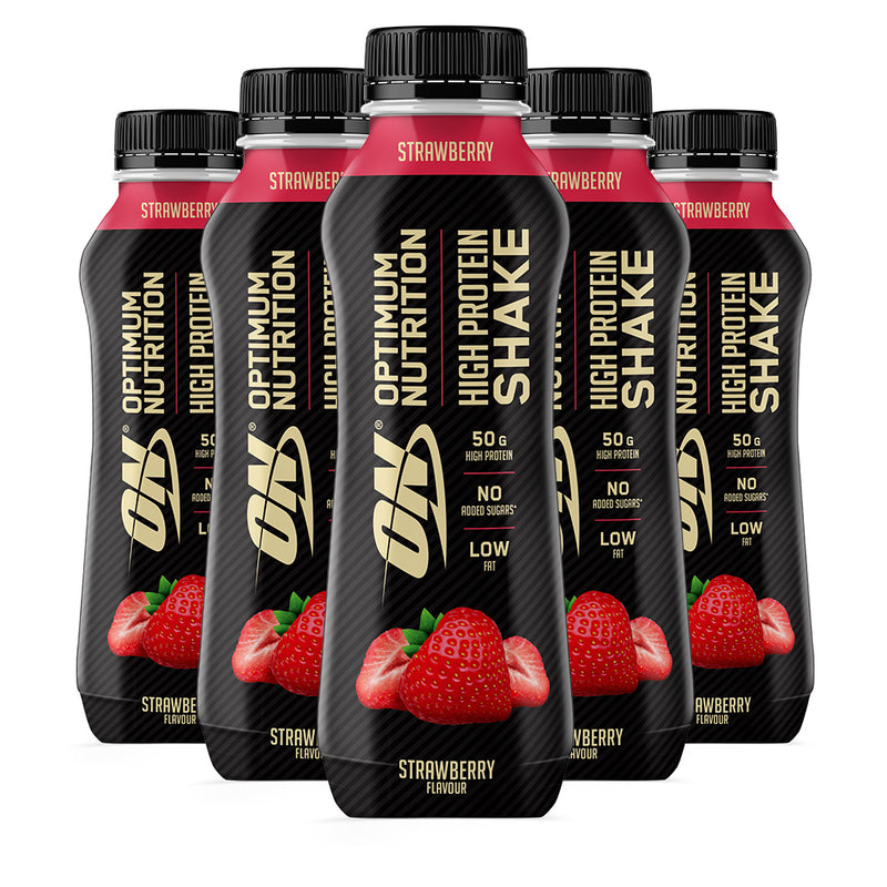 Optimum Nutrition Protein Shake (5x500 ml) - Strawberry