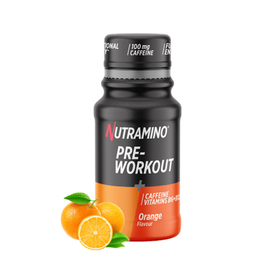 Nutramino +Pro Pre-Workout Shots Orange 60ml (1 stk.) - MuscleHouse.dk