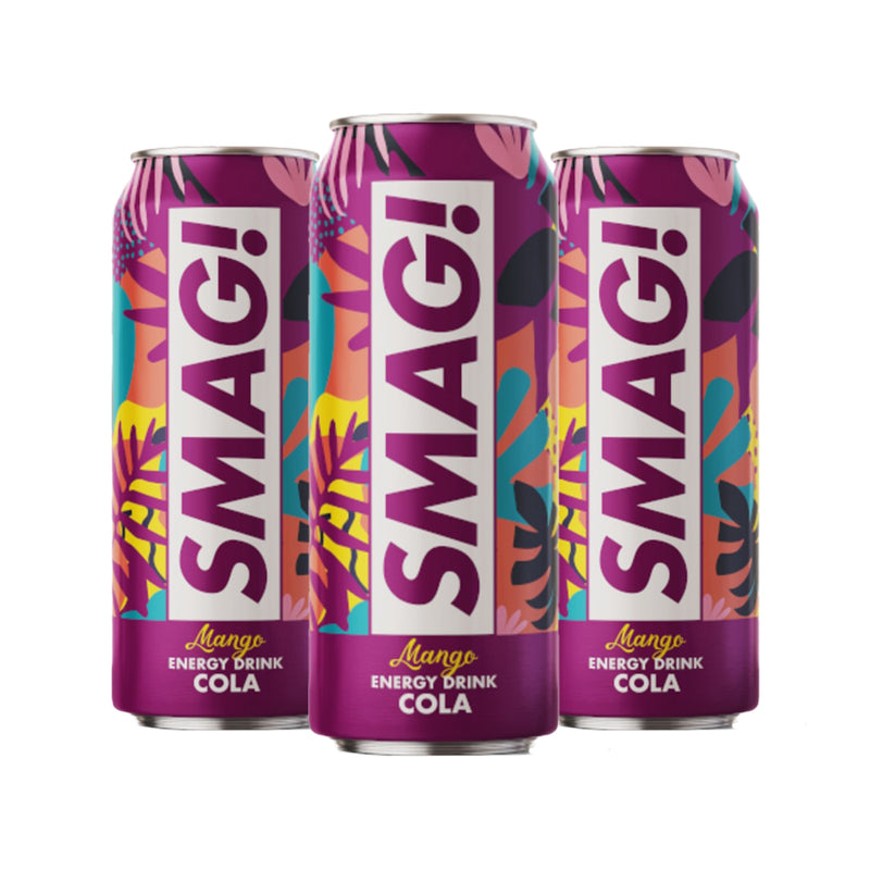 SMAG! Energy Drink - Mango Cola (24x 500 ml)