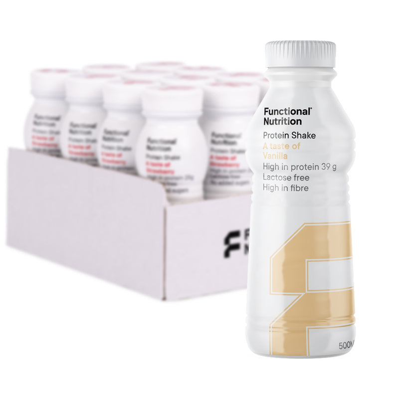 Functional Nutrition Protein Shake - Vanilla (12x 500ml)