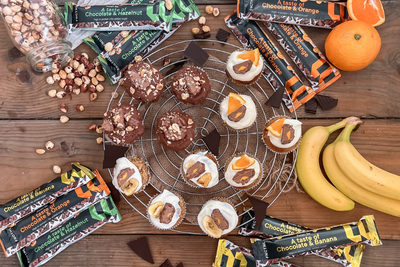 Muffins toppet med proteinbarer fra Functional Nutrition