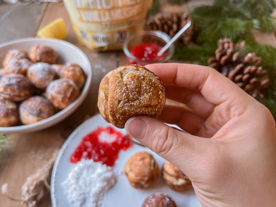 Proteinrige og gammeldags æbleskiver
