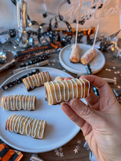 Kransekage med orangeknas