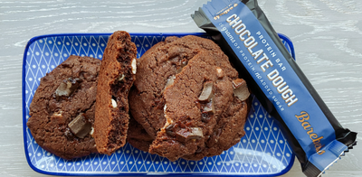 Proteinrige chocolate chip cookies