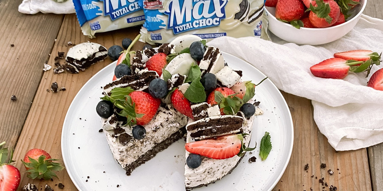 Cheesecake med Black Max Cookies
