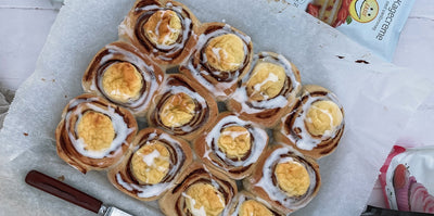 Kanelsnegle uden tilsat sukker