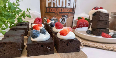 Kalorievenlig brownie uden tilsat sukker