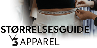 Størrelsesguide: V3 Apparel