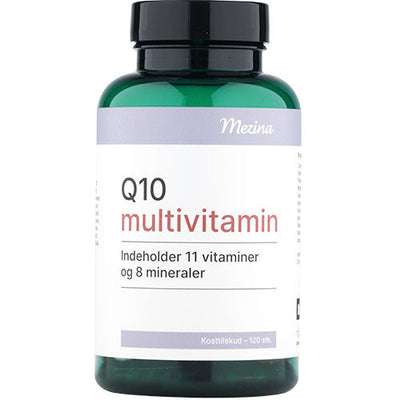 Mezina Q10 + multivitamin 120 kapsler