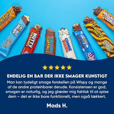 Wispy Protein Bar - Bland Selv (10x 55g)
