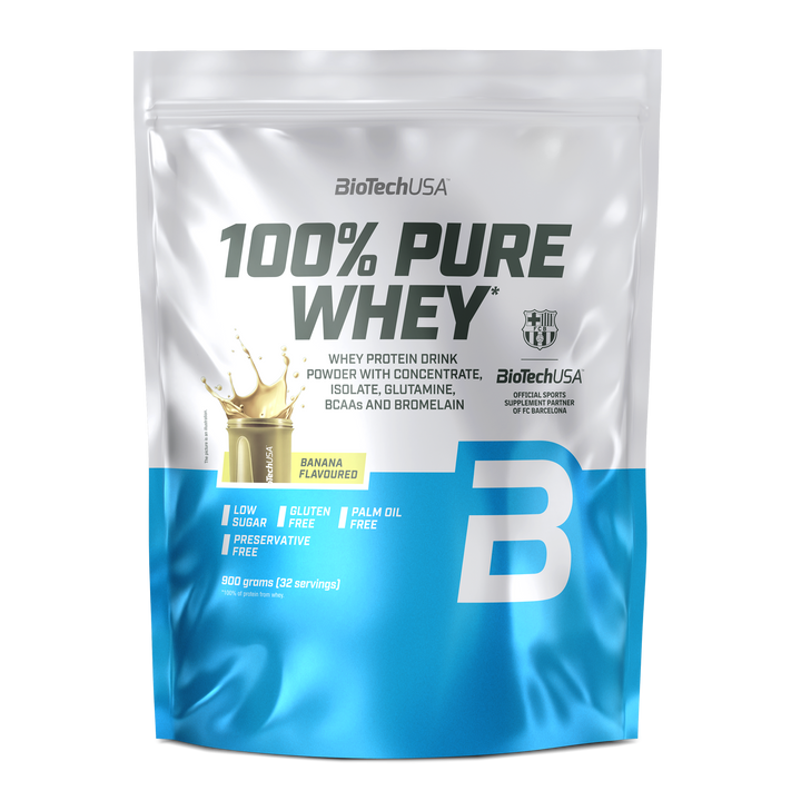 BioTechUSA 100% Pure Whey - Banana (900g)