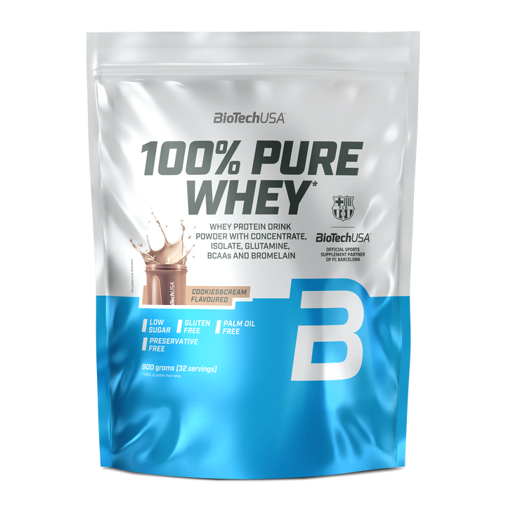 BioTechUSA 100% Pure Whey - Cookies & Cream (900g)