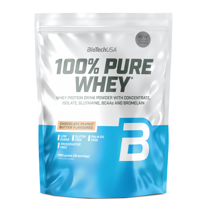 BioTechUSA Pure Whey (1kg) - Chocolate & Peanut Butter
