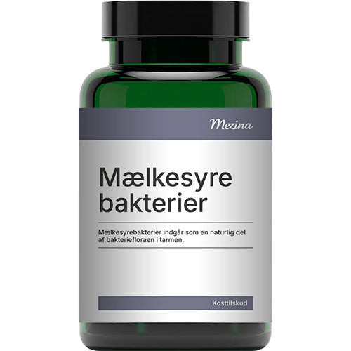 Mezina Mælkesyrebakterier probiotika, 60 kapsler