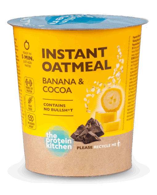 The Protein Kitchen Instant Oatmeal - Banana & Cocoa (60g)