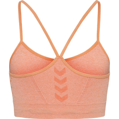 Hummel CI Seamless Scrunch Sports Bra - Canyon Sunset Melange
