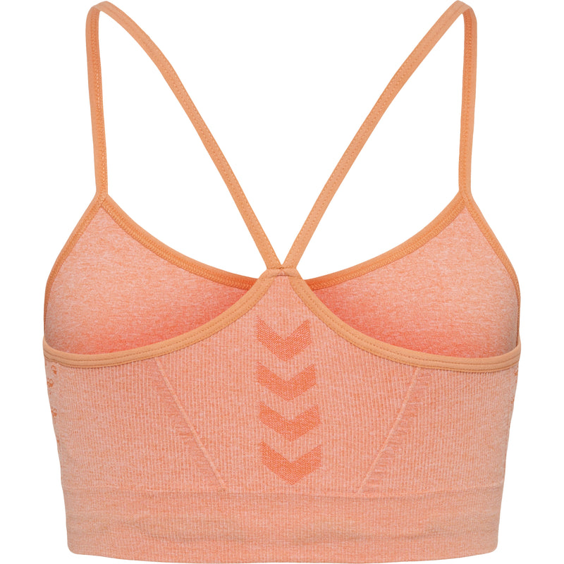 Hummel CI Seamless Scrunch Sports Bra - Canyon Sunset Melange