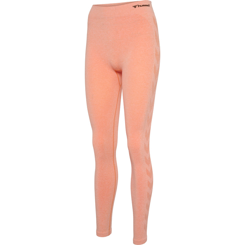 Hummel CI Seamless Mid Waist Scrunch Tights – Canyon Sunset Melange