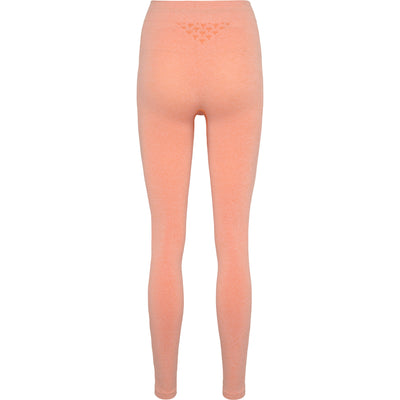 Hummel CI Seamless Mid Waist Scrunch Tights – Canyon Sunset Melange