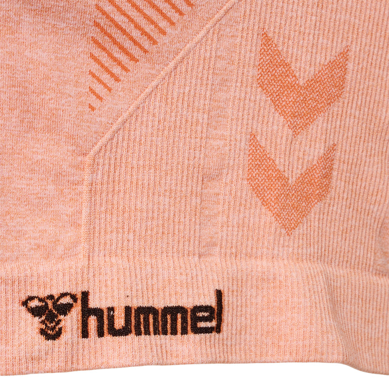 Hummel CI Seamless Cropped T-shirt - Canyon Sunset Melange
