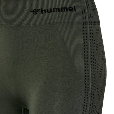 Hummel Shaping Seamless Mid Waist Tights - Climbing Ivy