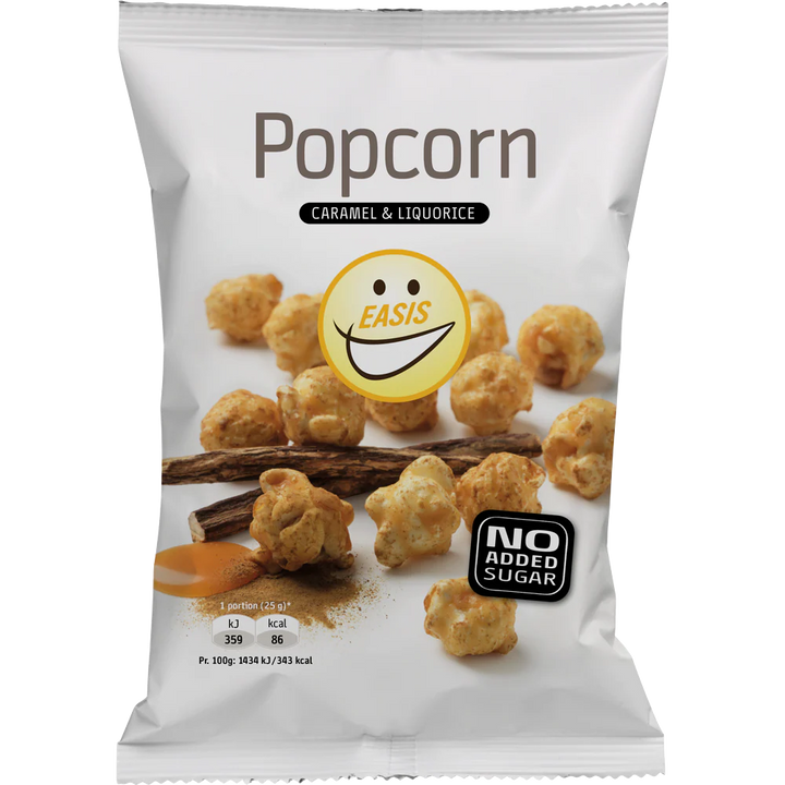 EASIS Popcorn - Karamel & Lakrids (50g)