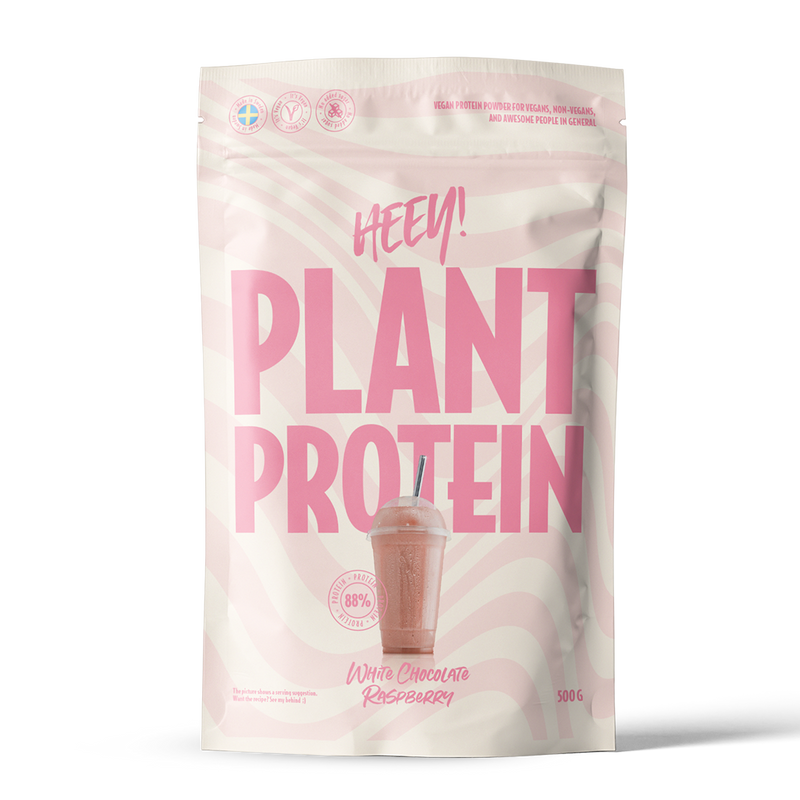 Heey! Vegan Protein - White Chocolate Raspberry (500g)