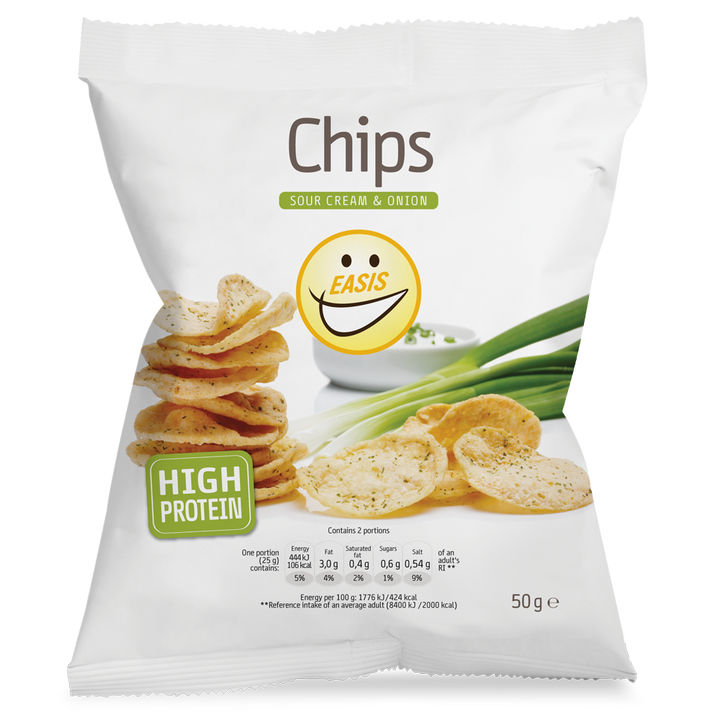 EASIS Chips - Sour Cream & Onion (50g)