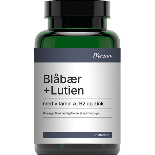 Mezina Blåbær + lutein, 90 tabletter