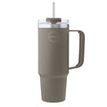 AYA&IDA Thermo Cup with Straw - Driftwood (885ml)
