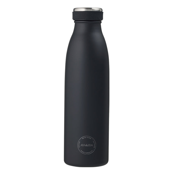 AYA&IDA Drikkeflaske - Matte Black (500ml)