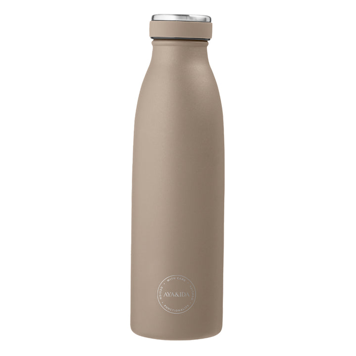 AYA&IDA Drikkeflaske - Dusty Brown (500ml)