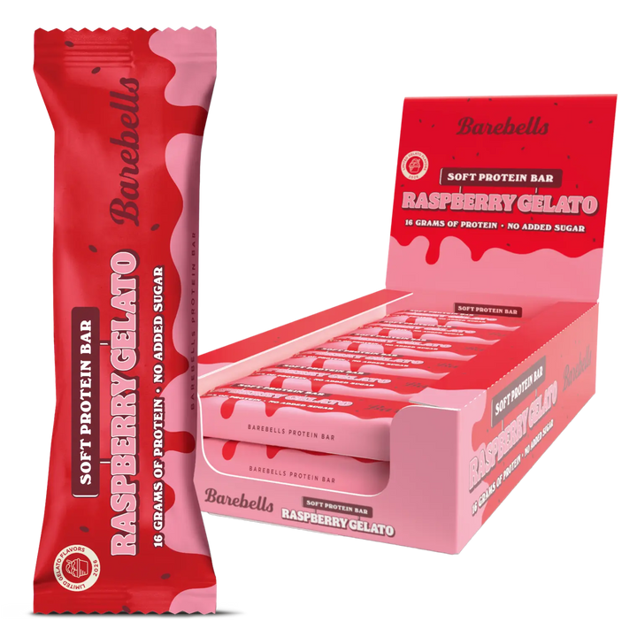 Barebells Soft Protein Bar - Raspberry Gelato (12x55g)
