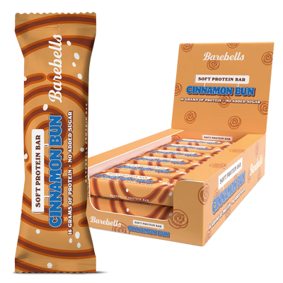 Barebells Soft Protein Bar - Cinnamon Bun (12x 55g)
