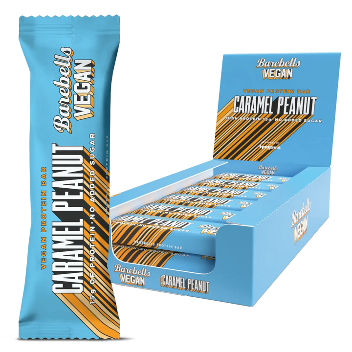 Barebells Vegan Protein Bar - Caramel Peanut (12x 55g)