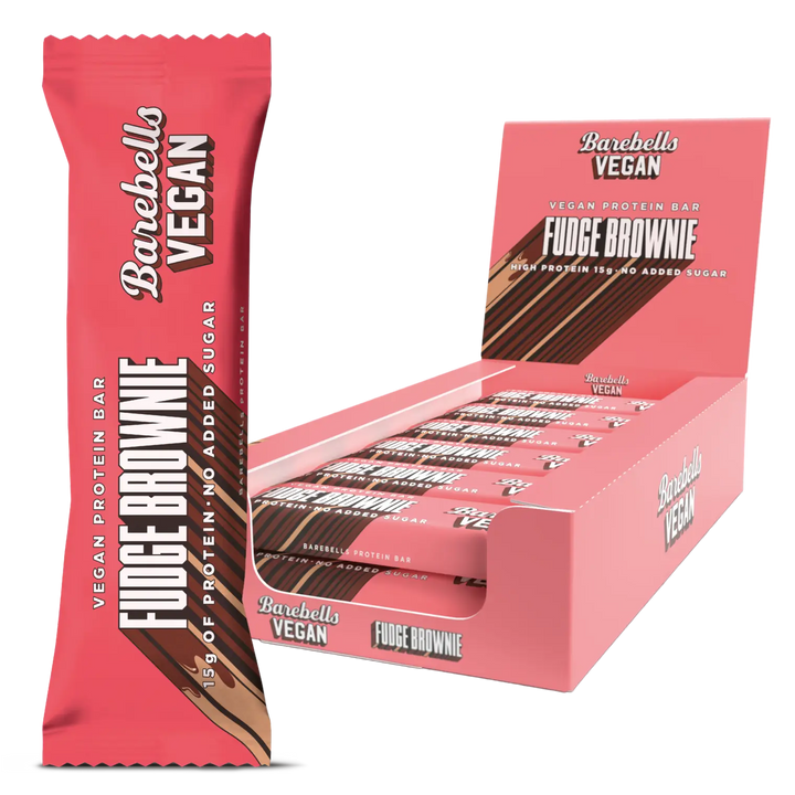 Barebells Vegan Protein Bar - Fudge Brownie (12x 55g)