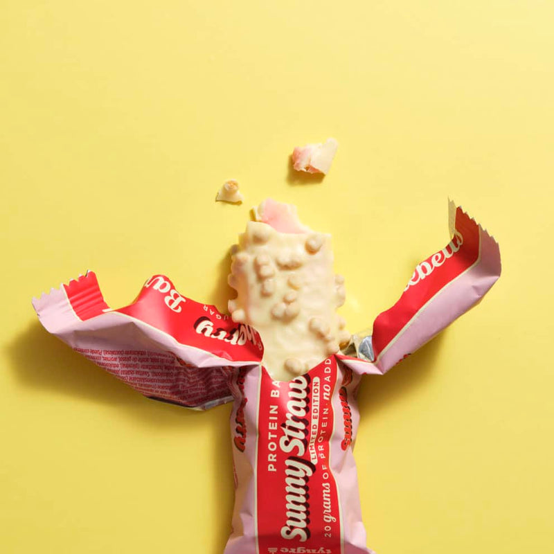 Barebells Protein Bar (55g) - Sunny Strawberry - OBS! BEDST FØR 22/4-25