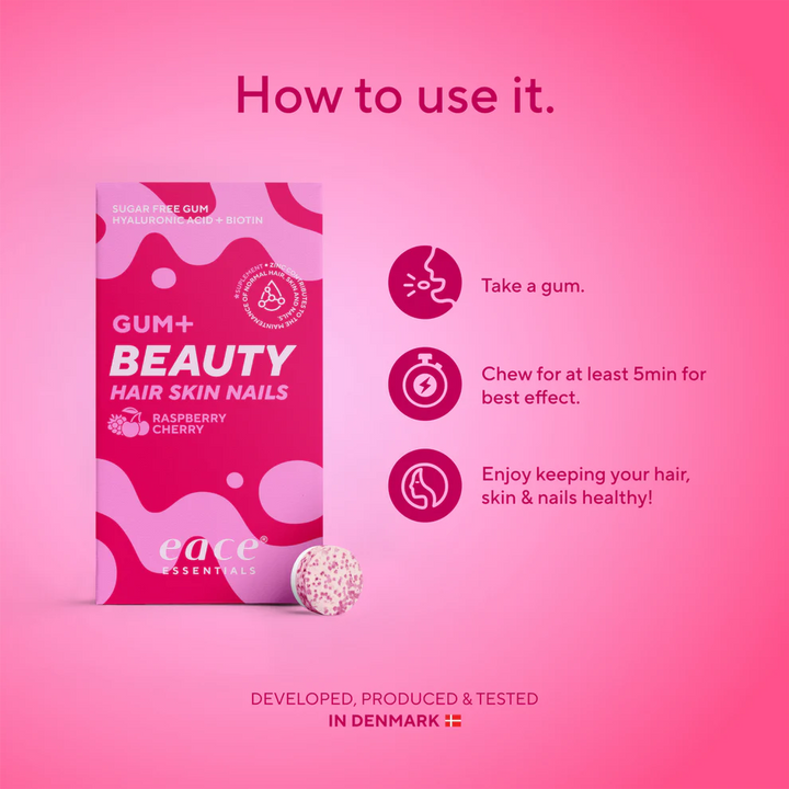 Eace Gum+ Beauty - Raspberry Cherry