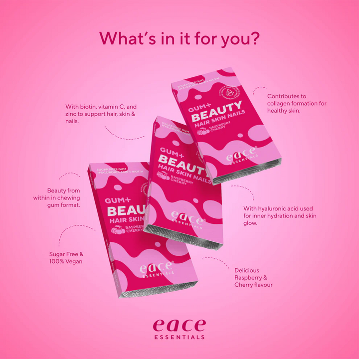 Eace Gum+ Beauty - Raspberry Cherry